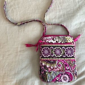 Vera Bradley Mini Hipster in Very Berry Paisley